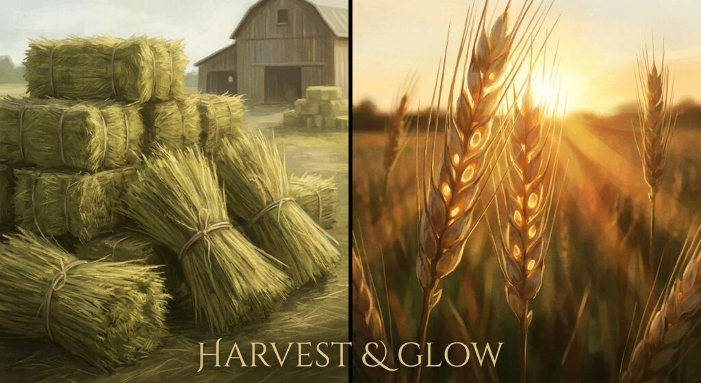différence entre paille et foin